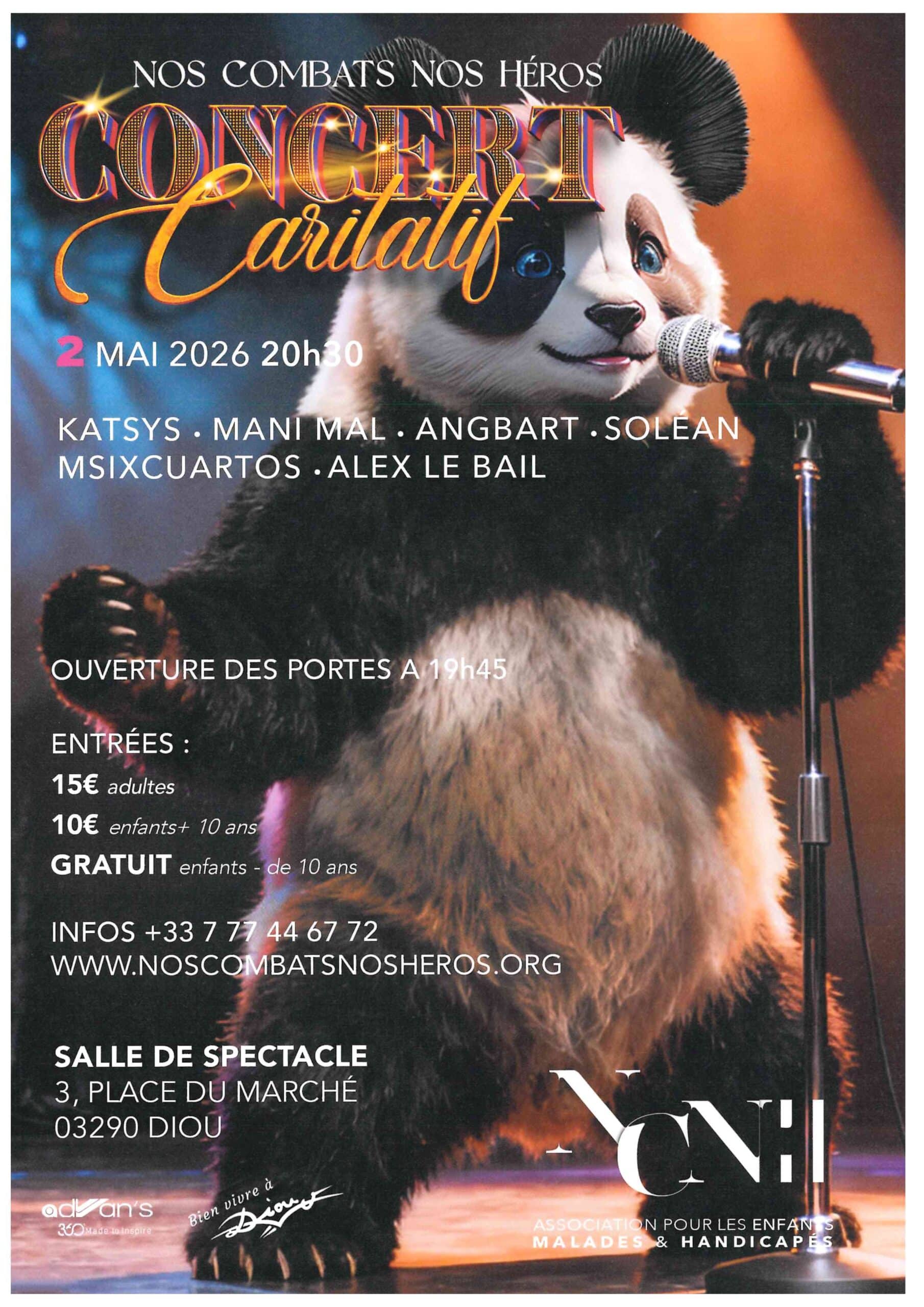 Affiche concert DIOU