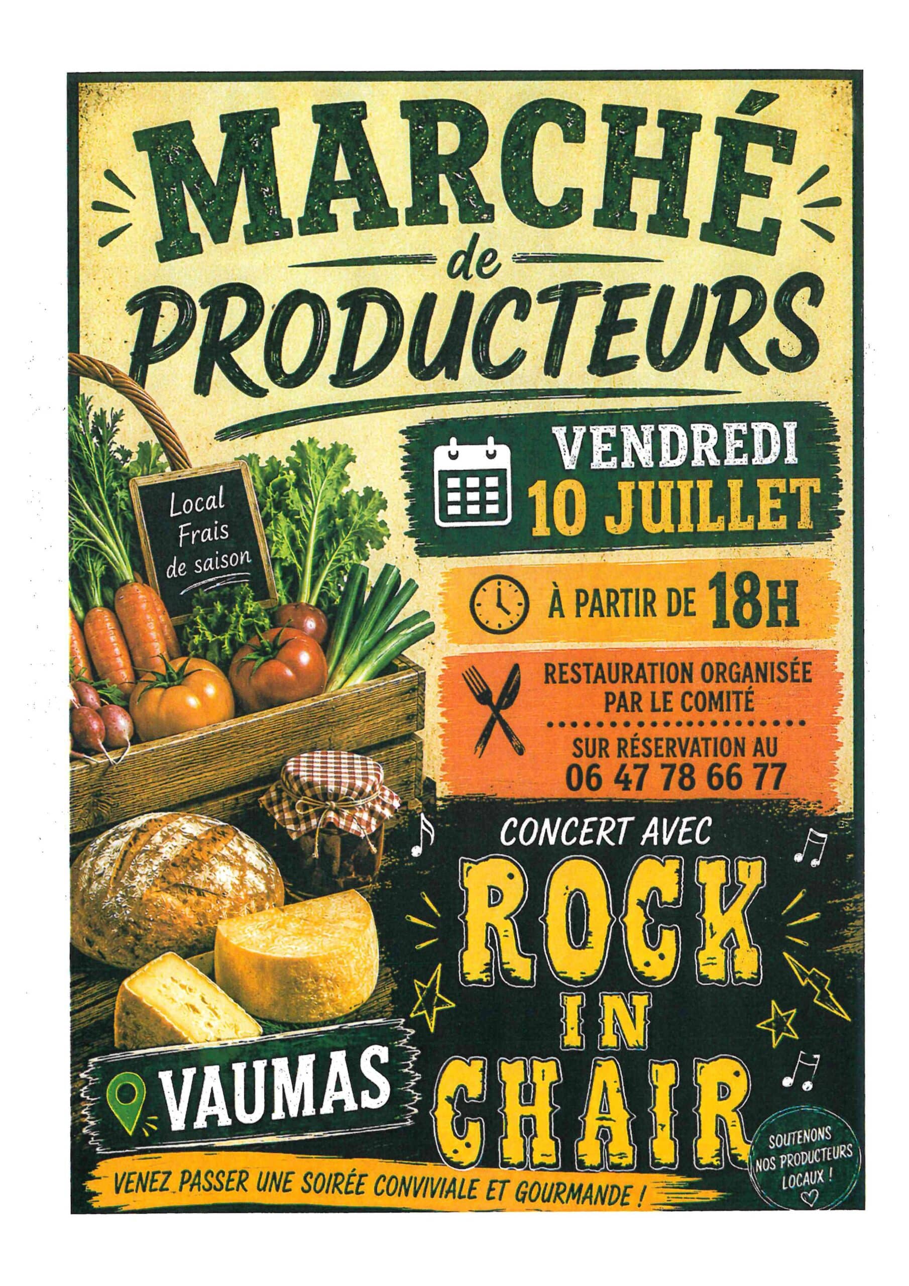 Marché de producteur VAUMAS