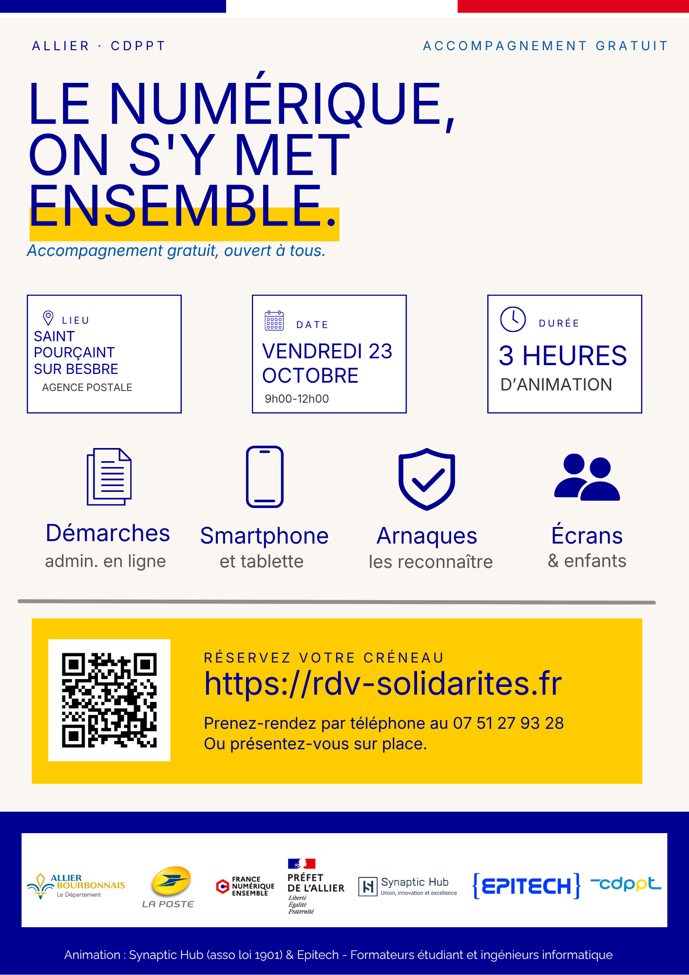 Affiche Ilots numériques