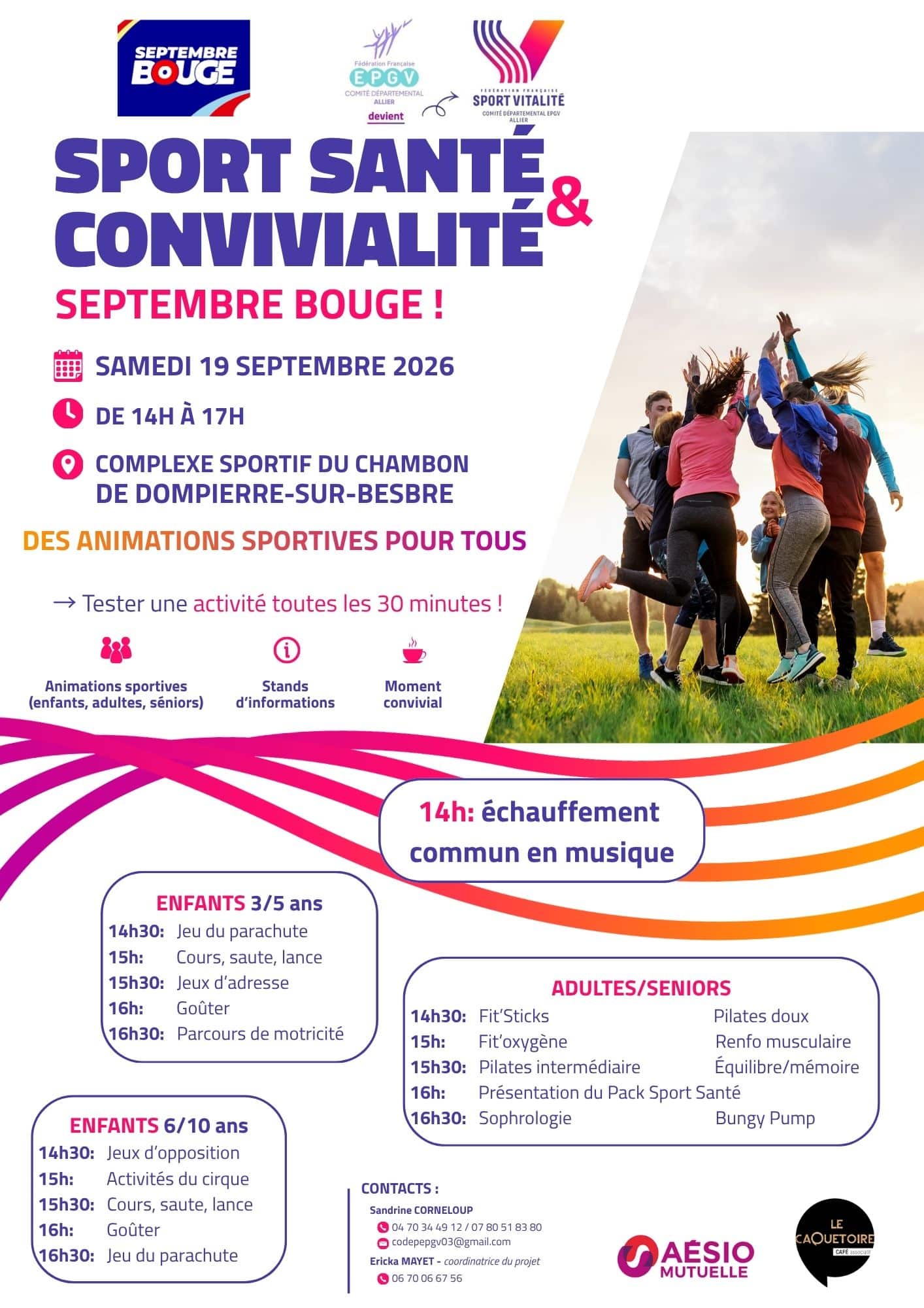 Affiche SS & CONVIVIALITE Dompierre