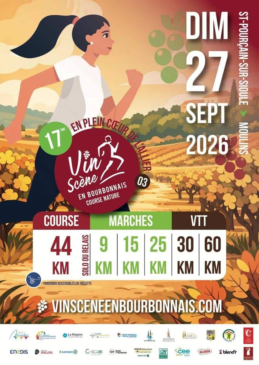 Affiche vin scène