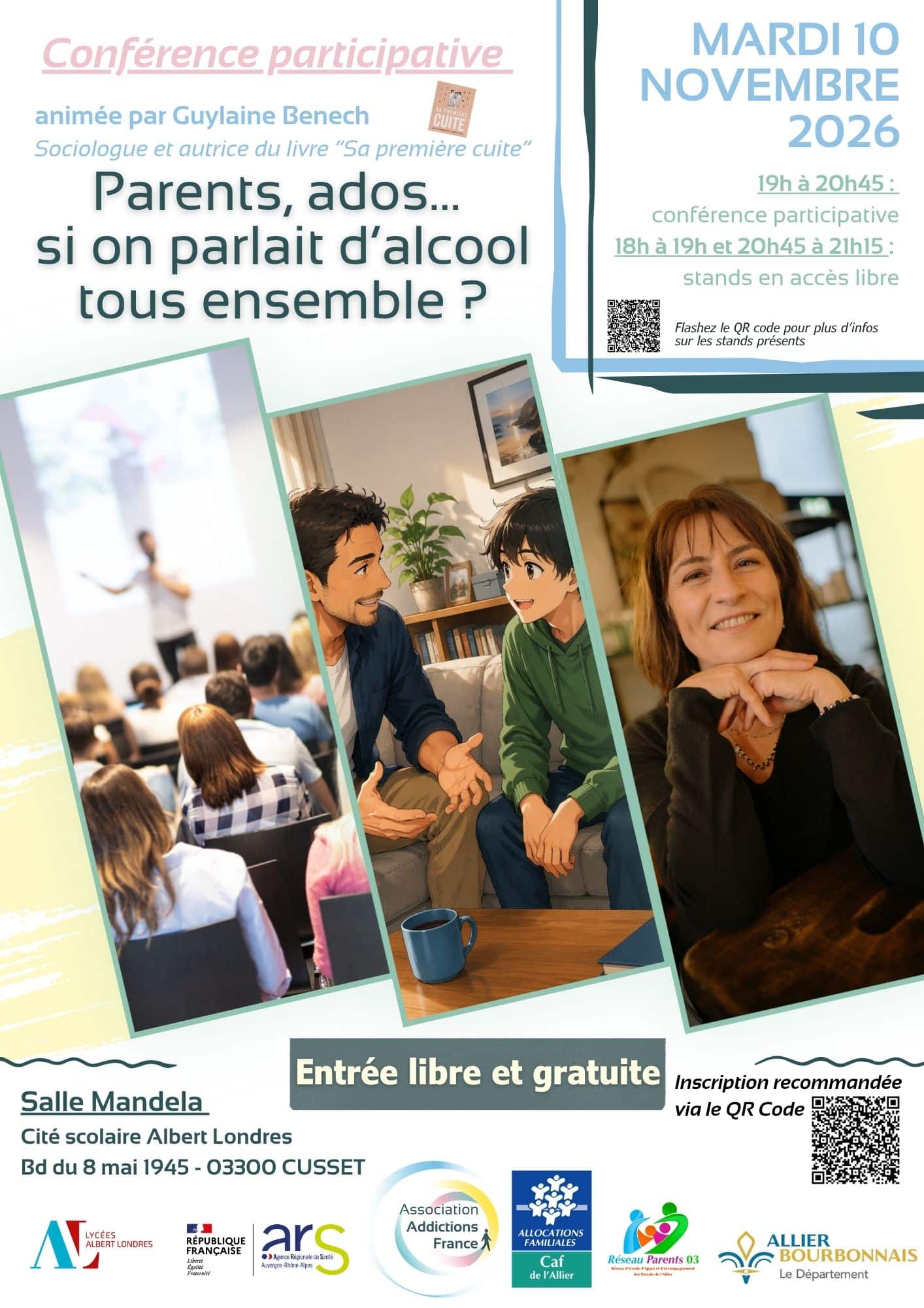 Affiche conférence Cusset 10 novembre 2026