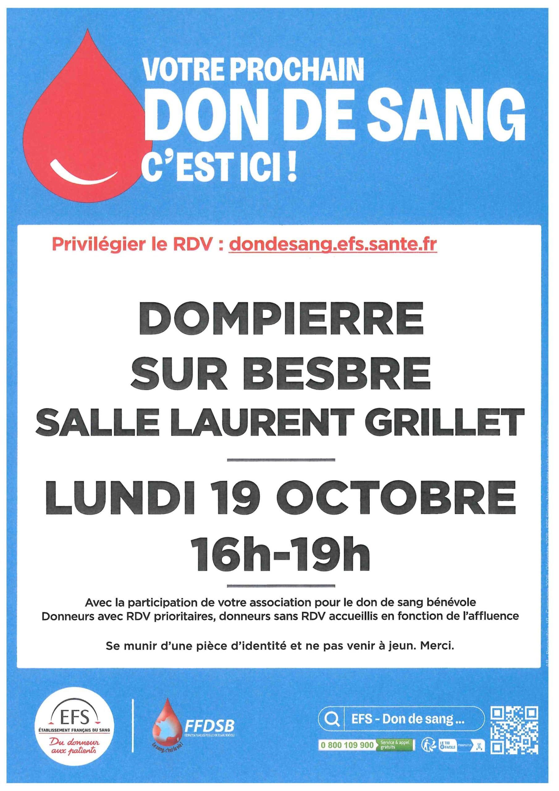 Affiche don du sang 10-2026