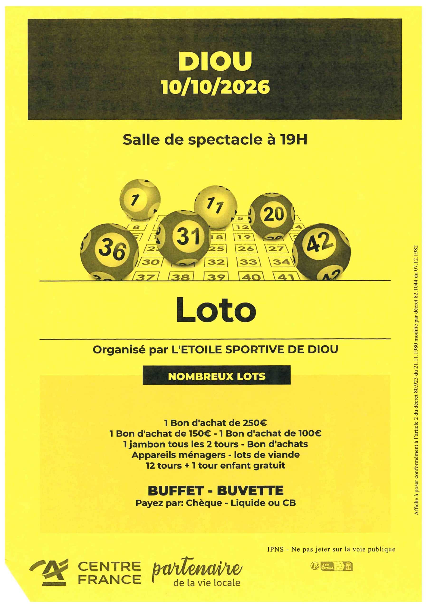 loto Diou 10-10-2026